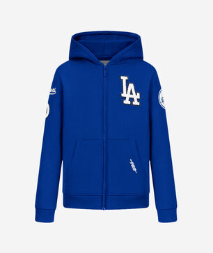 Big Boys' Los Angeles Dodgers Classic Fleece Full-Zip Hoodie