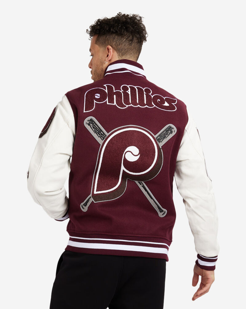 Shop Pro Standard Philadelphia Phillies Mash Up Logo Varsity Jacket