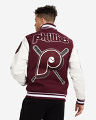 Pro Standard Philadelphia Phillies Mash Up Logo Varsity Jacket LPH633424-WNW Red 3