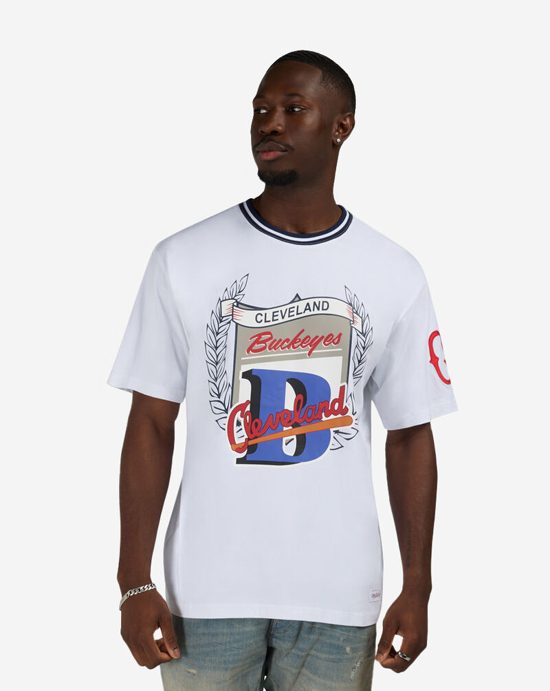 Mitchell  Ness Cleveland Buckeyes Jos&eacute; Ram&iacute;rez Traditional Tee SS19281-CBCWHIT White 1