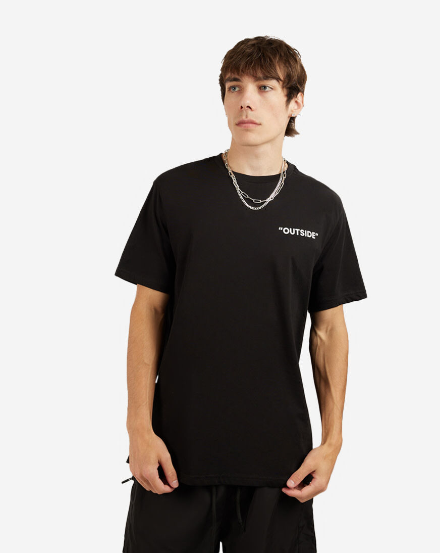 Shop Graphic Tees Outside Tee MTUS012 black | SNIPES USA