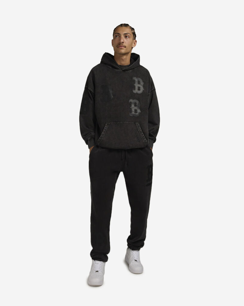 PRO STANDARD Boston Red Sox Washed Vanguard Hoodie LBR5315250-WBK Black 4