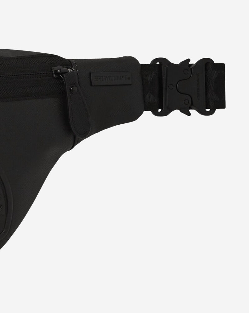 Sprayground Spritz Grey Check Savvy Crossbody Bag B6861 Black 4