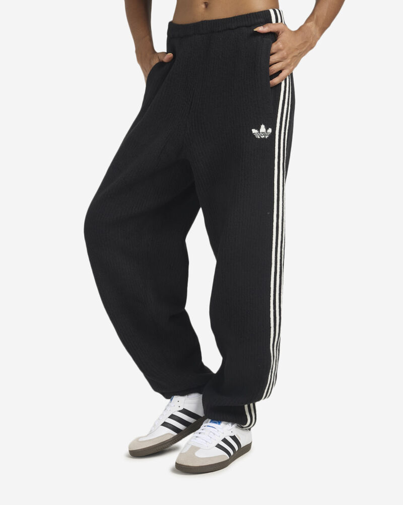 adidas Jennie Knitted Loose Pants LD8918-BLKWHT Black 1