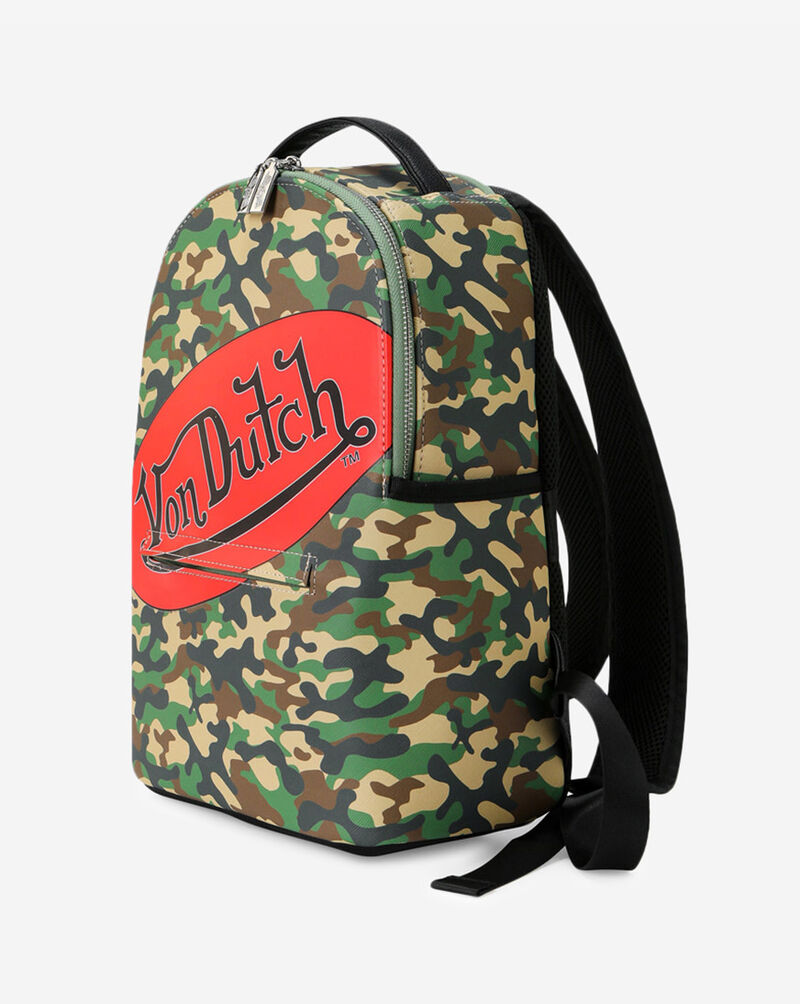 Von Dutch Wordmark Back Pack VDBP-004 Camo 4