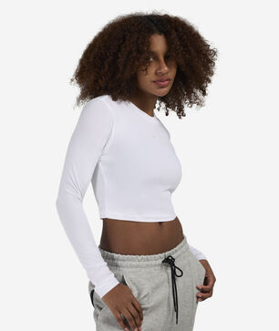NSW Chill Knit Slim Long-Sleeve Cropped Top