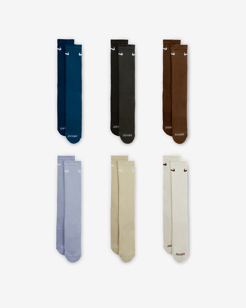 Nike Everyday Plus Cushioned Crew Socks (6Pk) SX6897-970 Multi 3