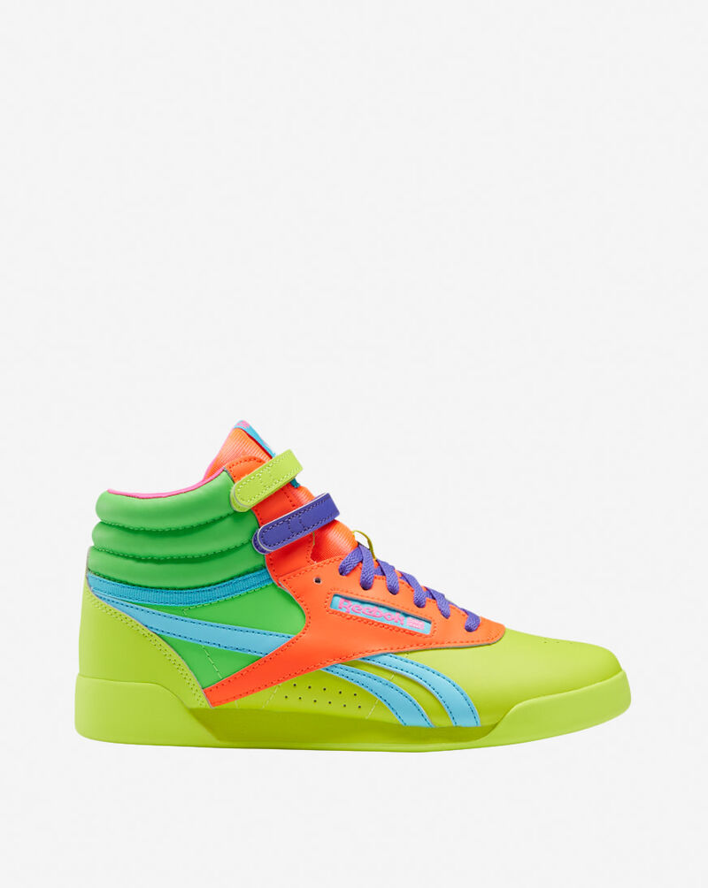 Reebok Grade School Freestyle Hi Brights GY7475 Green 1
