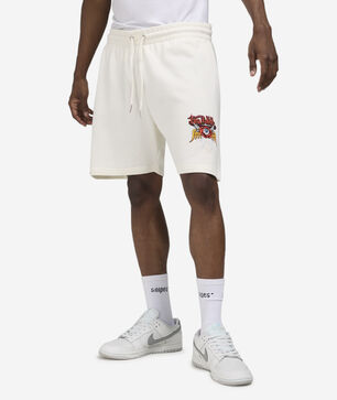  Floral Logo Fleece Shorts