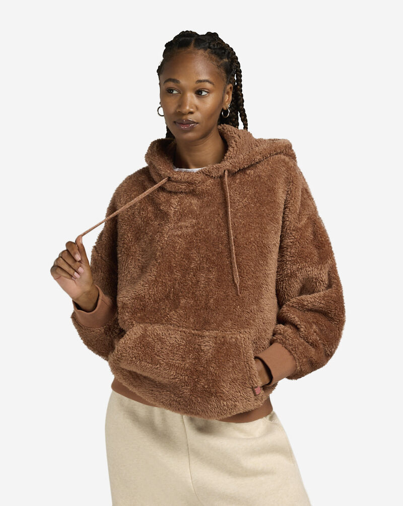 UGG Loyra Sherpa Hoodie 1121380-CRBR Brown 1
