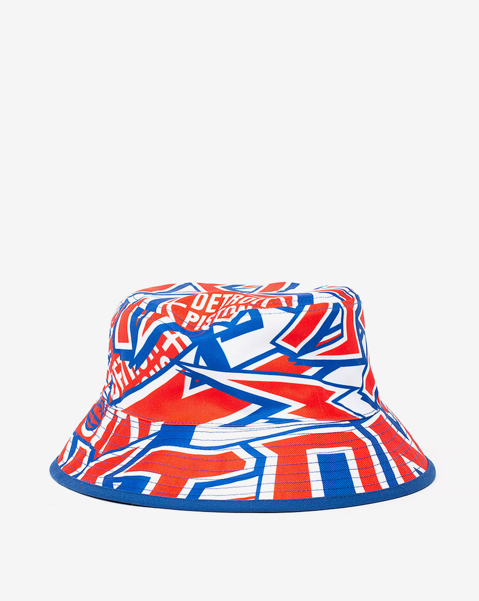 Shop Mitchell & Ness Detroit Pistons Neo Cycle Reversible Bucket Hat