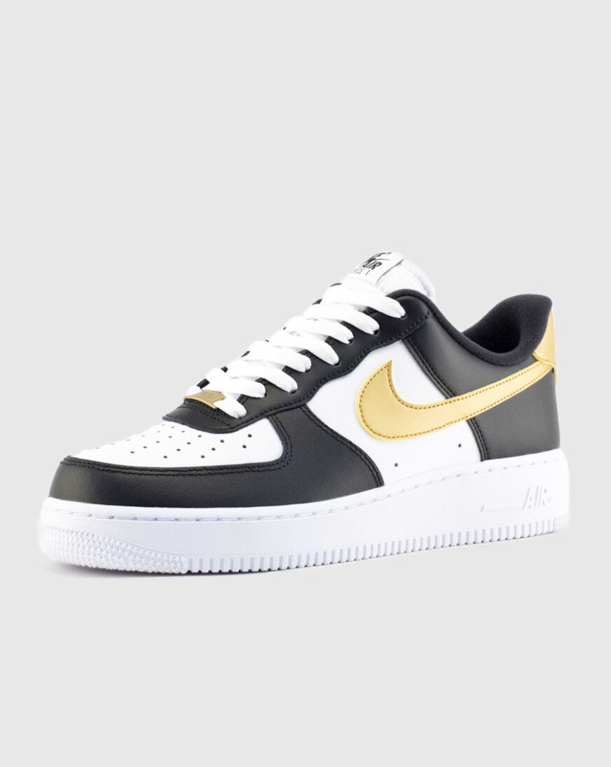 nike air force black and gold