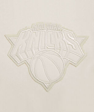 New York Knicks Neutral Drop Shoulder Fleece Crewneck