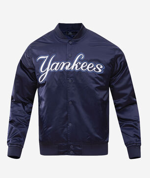 New York Yankees Big Logo World Series Satin Jacket