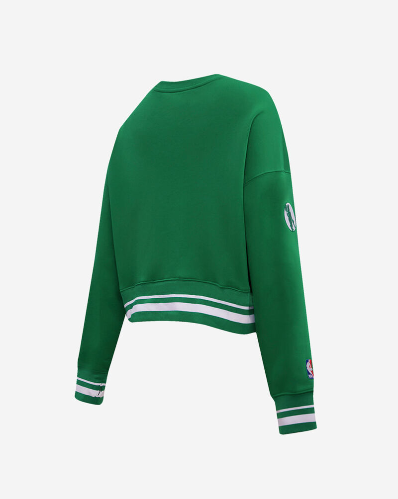 PRO STANDARD Boston Celtics Retro Classic Rib Fleece Crewneck BBCC515505-KGR Green 3