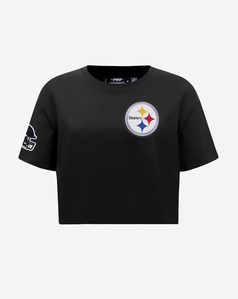 PRO STANDARD Pittsburgh Steelers Mash Up Boxy Tee FPSA410339-BLK Black 1