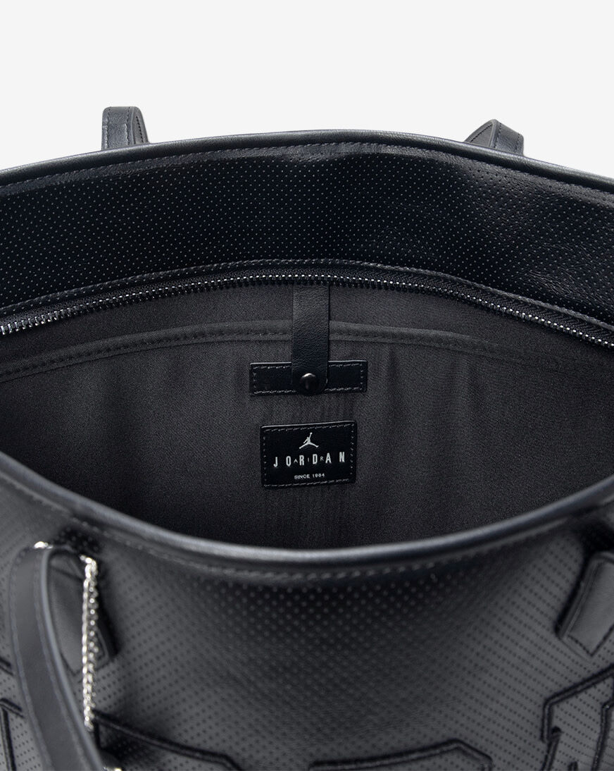 Shop Jordan Perforated Tote Bag LM9188-023 black | SNIPES USA