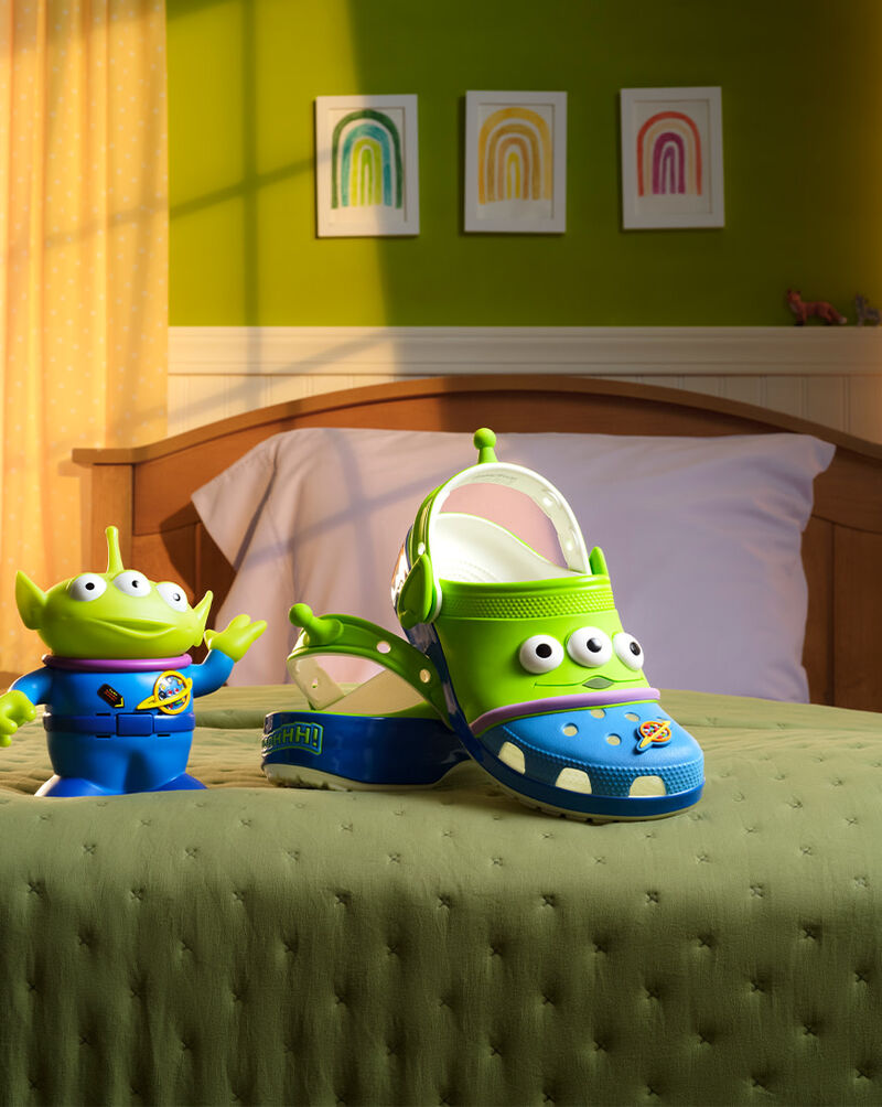 Crocs Pre-School Toy Story Alien Classic Clog 213826-90H Green 10