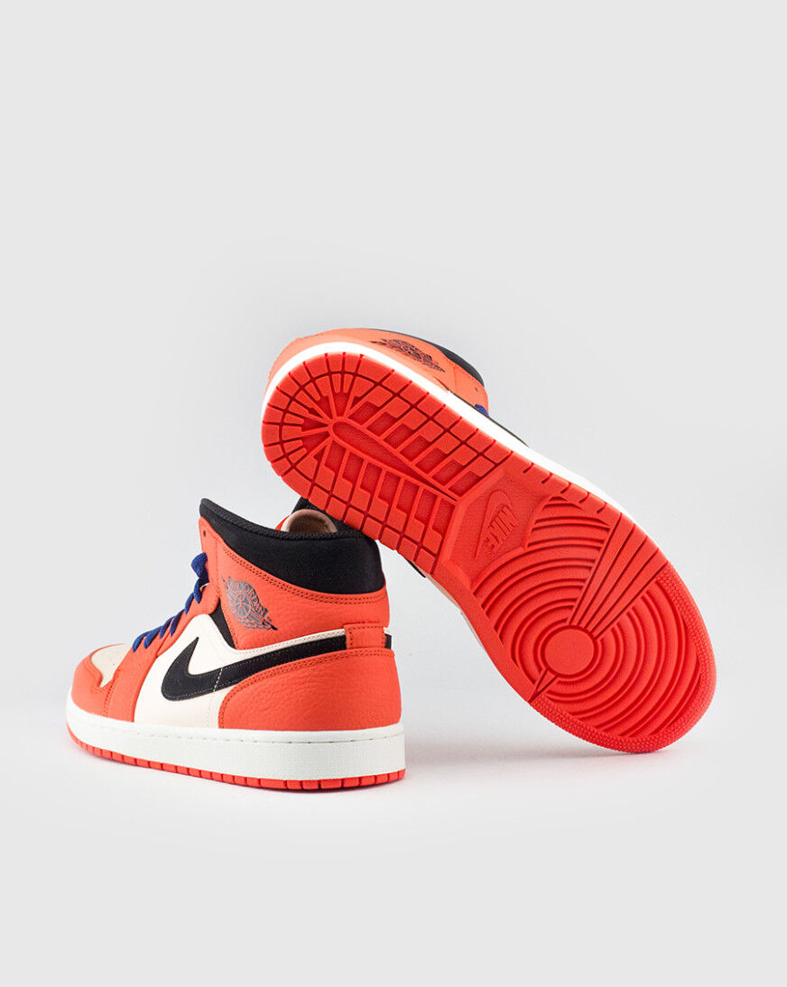 air jordan 1 mid se team orange