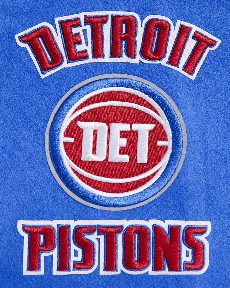 PRO STANDARD Detroit Pistons Retro Classic Rib Wool Varsity Jacket BDP656057-RYR Blue 2