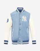 PRO STANDARD New York Yankees Varsity Blues Denim Varsity Jacket  LNY639116-DLN Blue 1