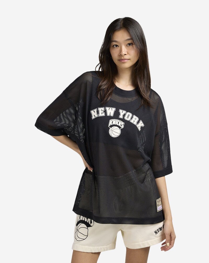 Mitchell  Ness New York Knicks Mesh Jersey TP8486-NYKBLCK Black 1