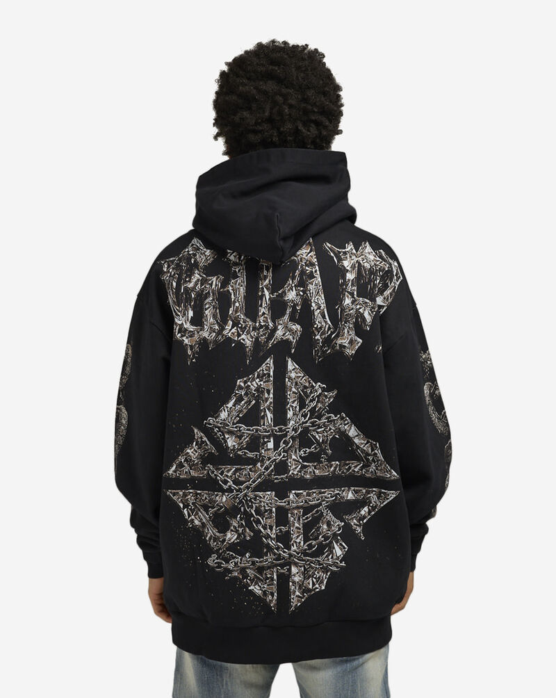 GUAPI Chained Hoodie CHAINED-HOODIE Black 2