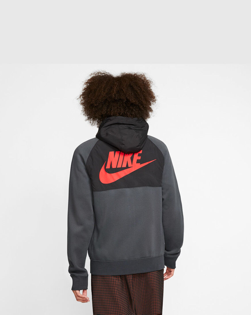 nike hybrid full zip hoodie
