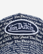 Von Dutch News Print Trucker Hat VDHH0119 Blue 2