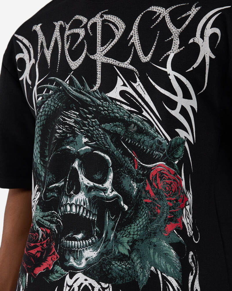 Reason Skull Roses Tee RCS6TM-788JK Black 3
