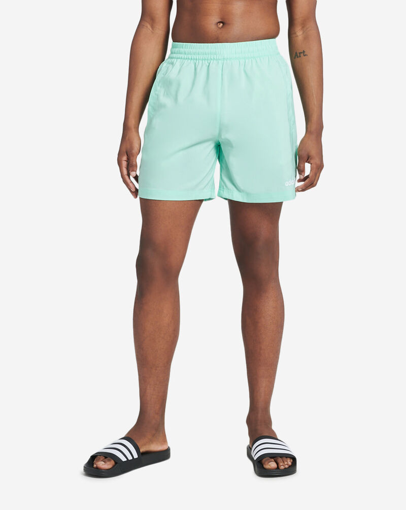 adidas green swim shorts