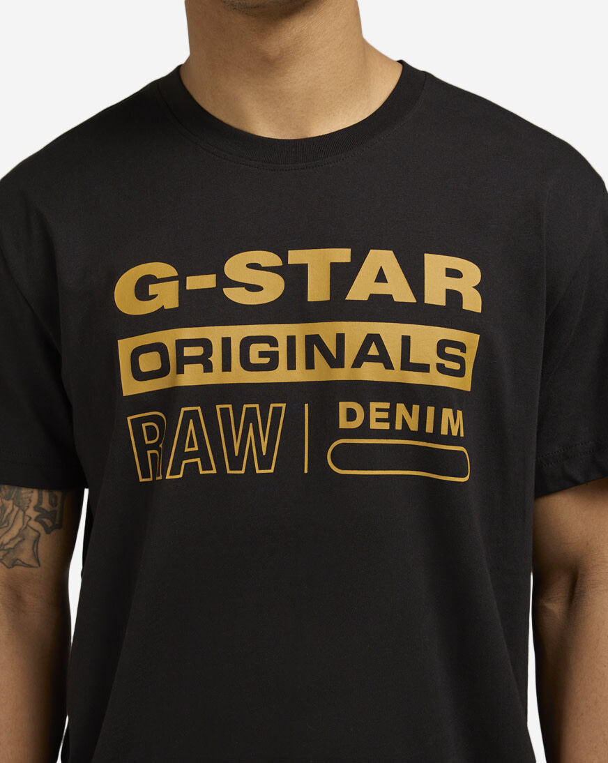 Shop G Star Originals Tee D25462-336-6484 black | SNIPES USA