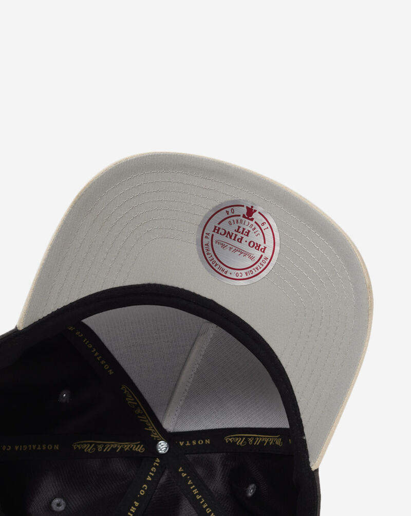 Mitchell  Ness Boston Red Sox Pro Pinch Suede Two Tone Snapback Hat HP16808-BRSGREY Grey 4