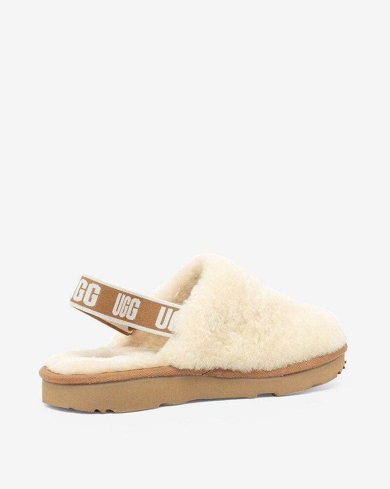 UGG Grade School Fluff Yeah Clog 1123633NATJ Brown 3