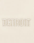 Detroit Pistons Neutral Drop Shoulder Fleece Pullover Hoodie