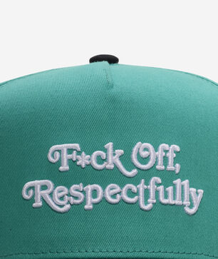 Respectfully Varsity 2 Tone Twill Trucker Hat