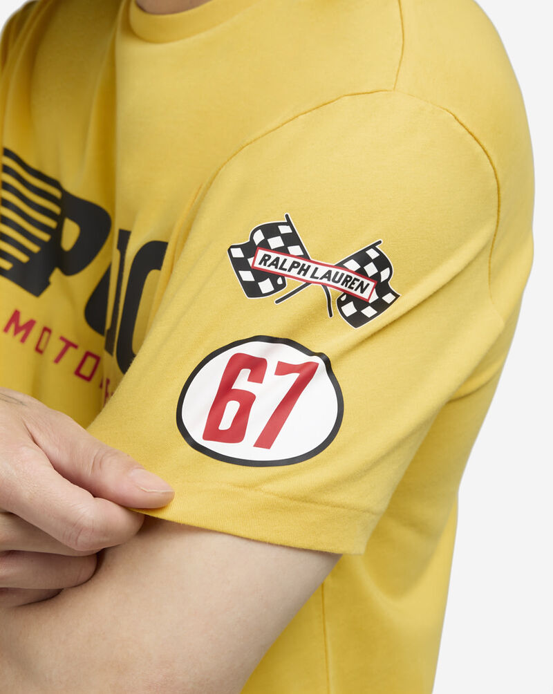Polo Ralph Lauren Classic Fit Jersey Graphic T-Shirt 710972607004-YEL Yellow 3