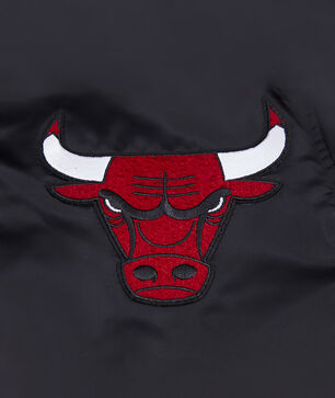 Chicago Bulls Retro Classic Rib Satin Jacket 