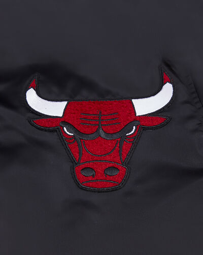 Chicago Bulls Retro Classic Rib Satin Jacket 