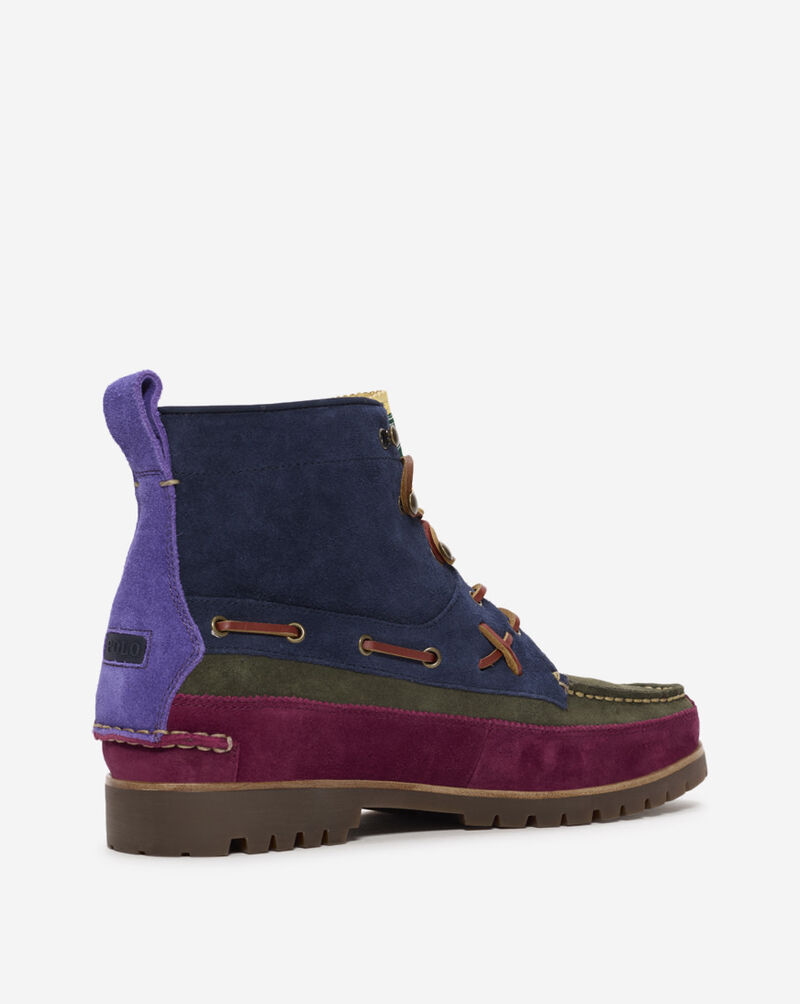 Polo Ralph Lauren Ranger Mid Color-Blocked Suede Boot 812949795001 Multi 6