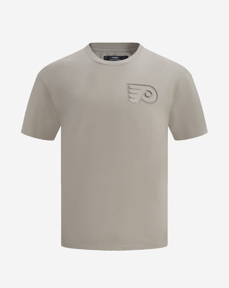 PRO STANDARD Philadelphia Flyers Neutral Drop Shoulder Tee HPF164438-TAU Beige 1