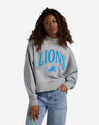PRO STANDARD Detroit Lions Mock Neck Crewneck  FDLC412369-HGR Green 1
