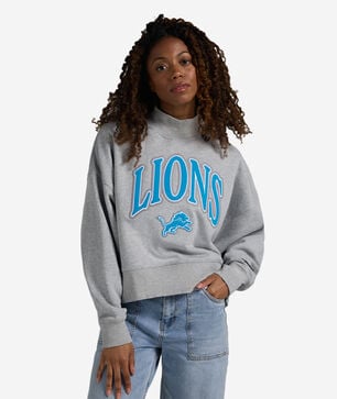 Detroit Lions Mock Neck Crewneck 