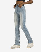 Smoke Rise Hole Punch High-Rise Boot Pants AP24209SN Blue 1