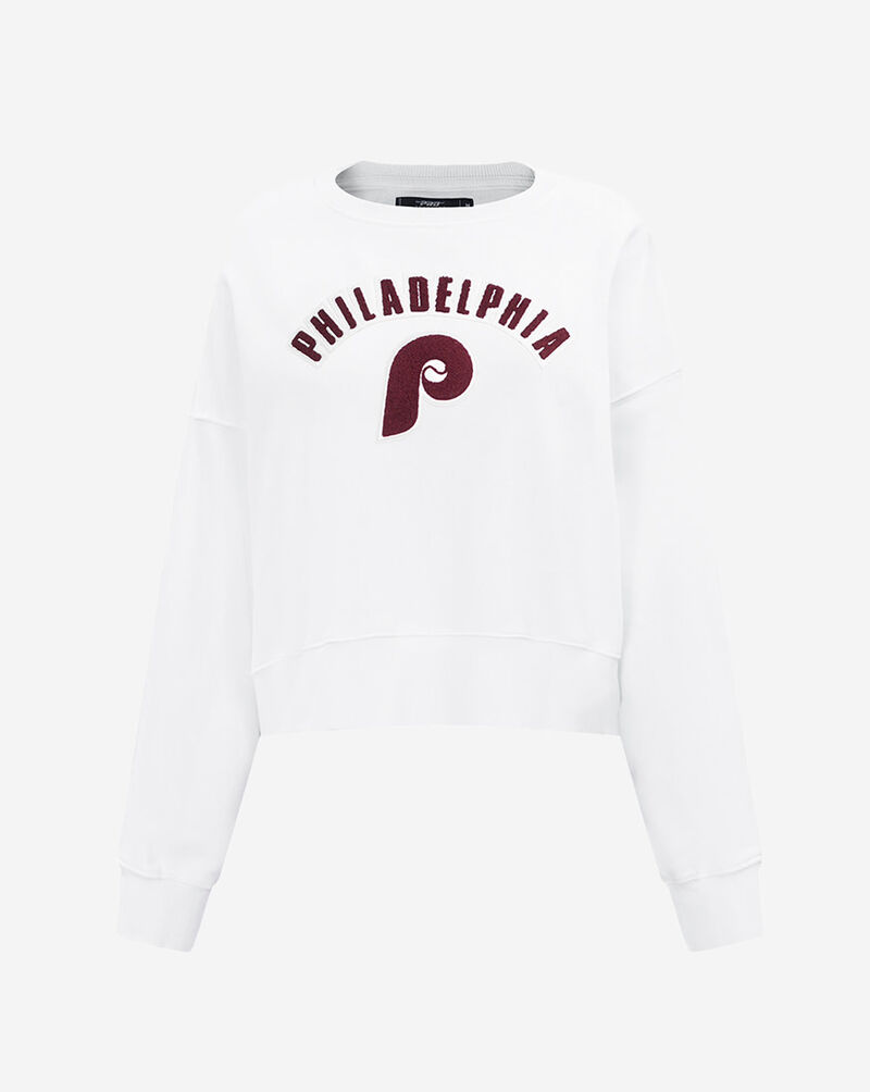 PRO STANDARD Philadelphia Phillies Classic Fleece Crewneck LPHC34591-WHT White 1