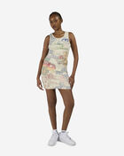 Smoke Rise Printed Rib Tank Dress RKD26S478SNZ-TURTLEDOVE cream 1