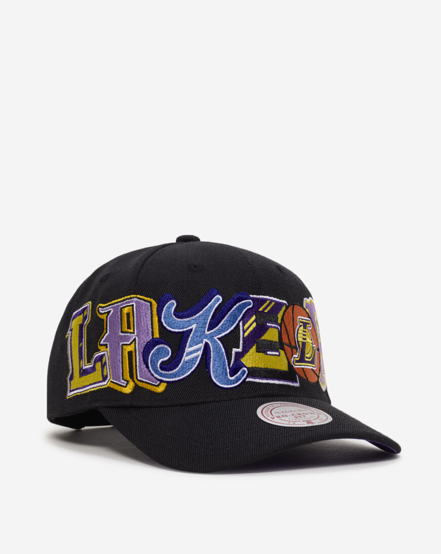 Shop Mitchell Ness Los Angeles Lakers Hyper Type Pro Crown