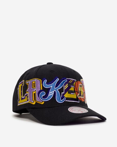 Los Angeles Lakers Hyper Type Pro Crown Snapback Hat Los Angeles Lakers Hyper Type Pro Crown Snapback Hat