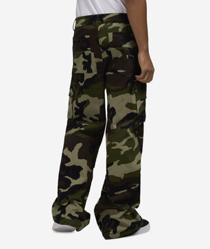 Camo Stacked Flare Pants