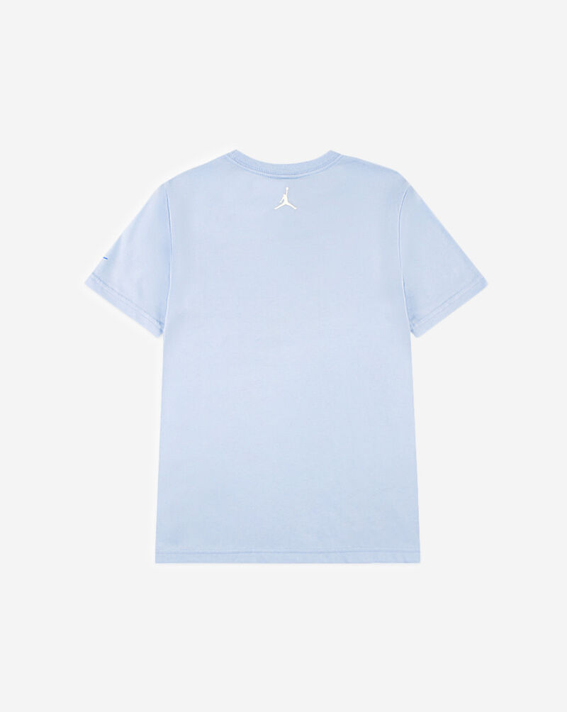 Jordan Big Kids'  Brand Crew T-Shirt 95D625-U3C Blue 3